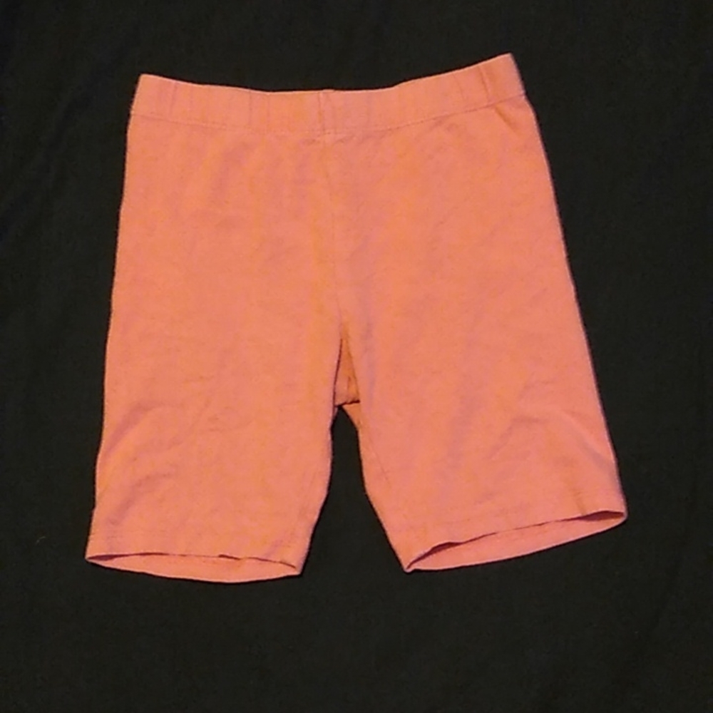 Faded Glory size 6-6x salmon colored spandex shorts
